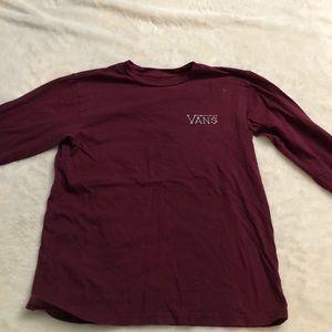 long sleeve vans shirt
